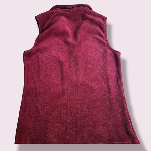 Small I.b.diffusion Womens Fuzzy Vest Purple - Picture 3 of 3